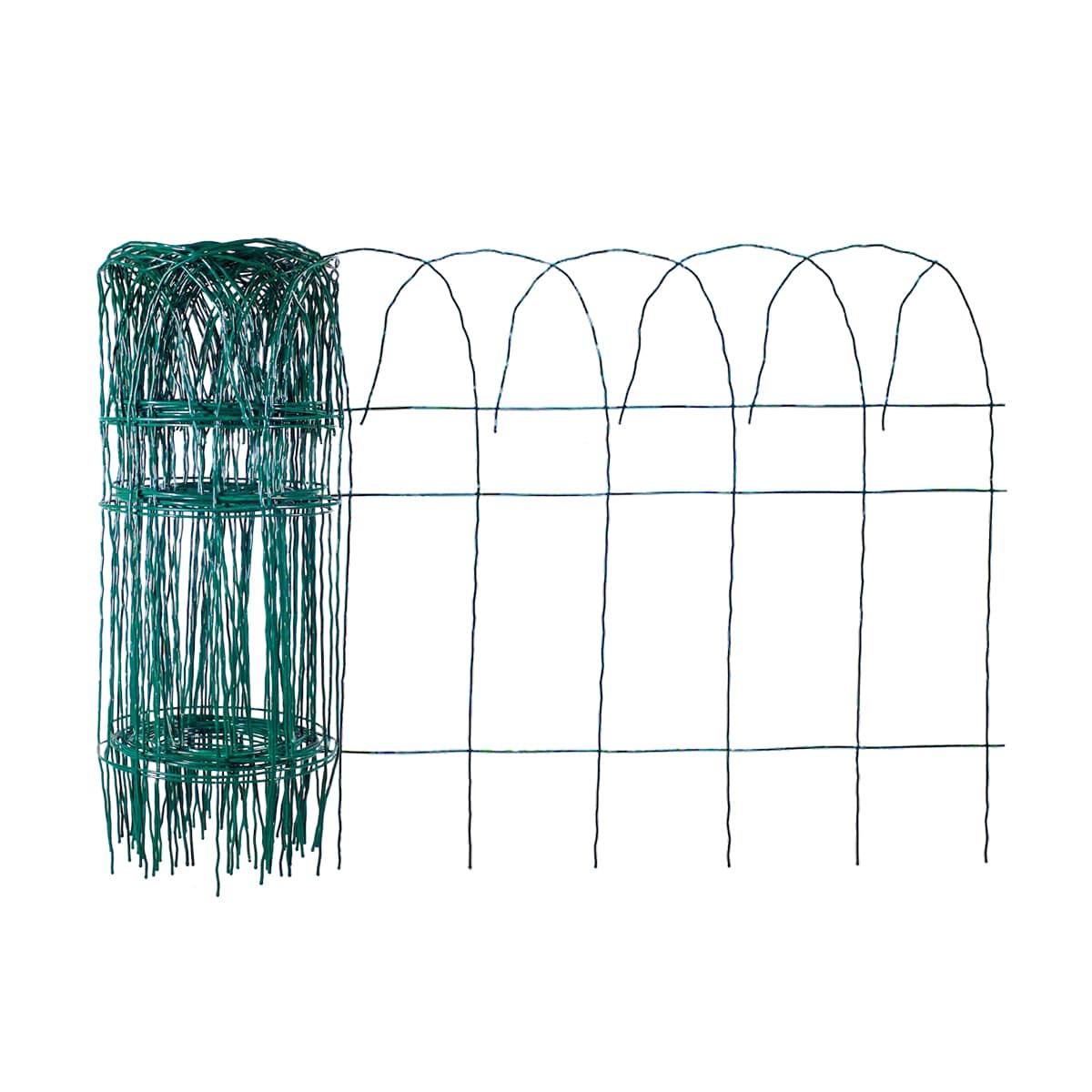 Green Scroll Top Fence